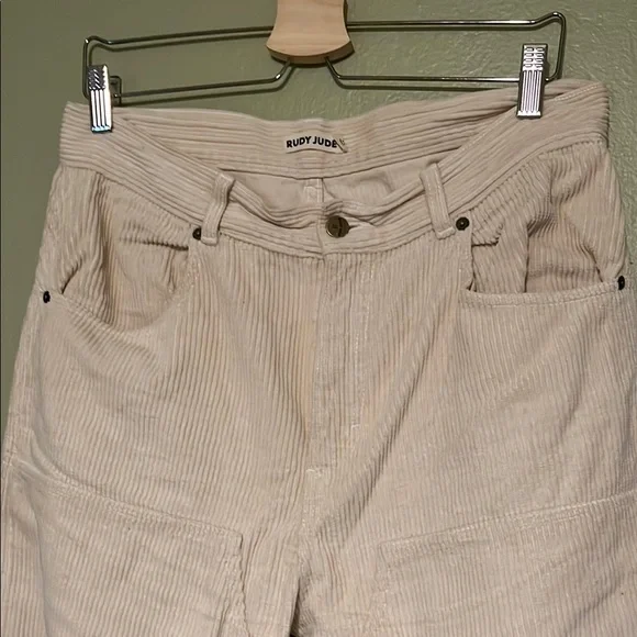 Rudy Jude Cream Corduroy Pants - Picture 3 of 7